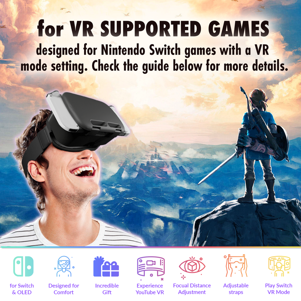 Orzly VR Headset designed for Nintendo Switch Switch oled