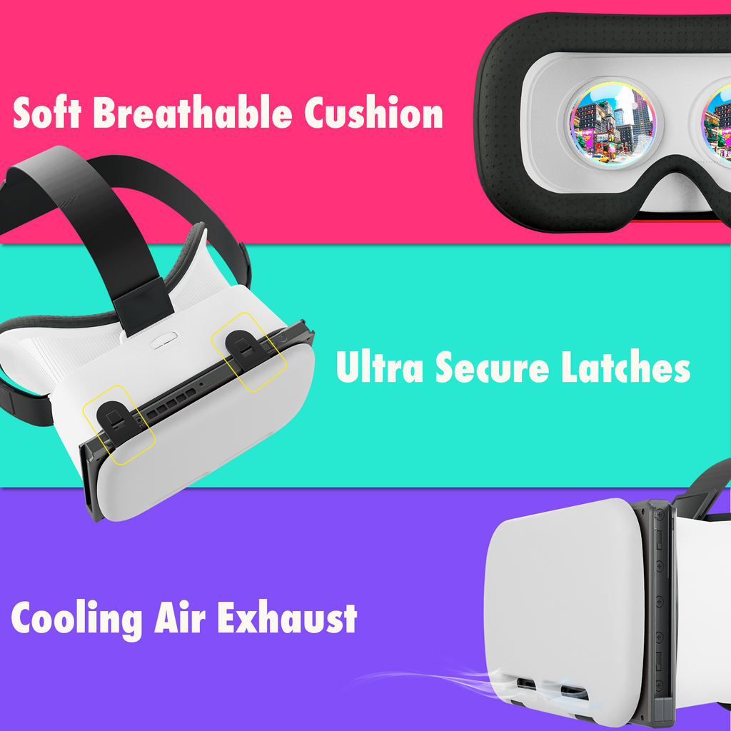 Gafas de realidad virtual VR Headset 3D para Android, IOS iPhone