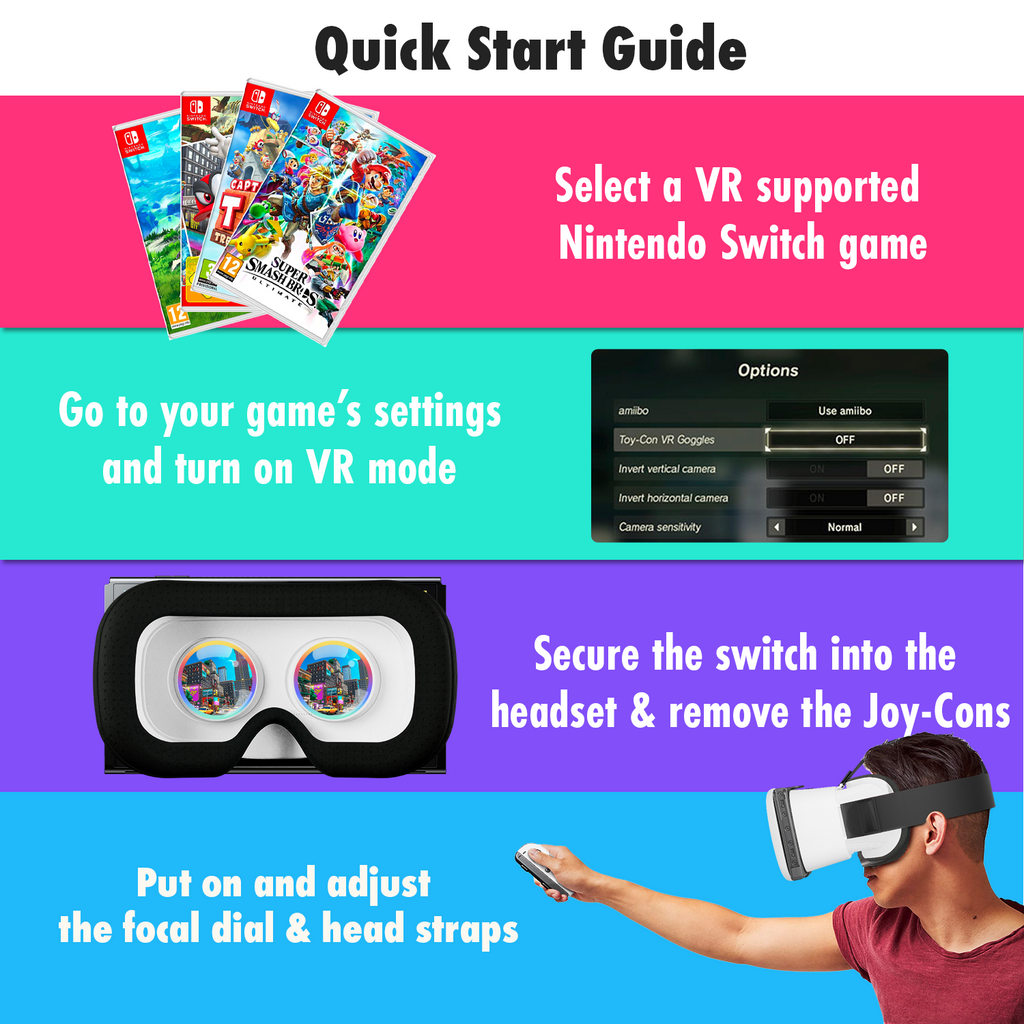 Nintendo switch games online that support vr