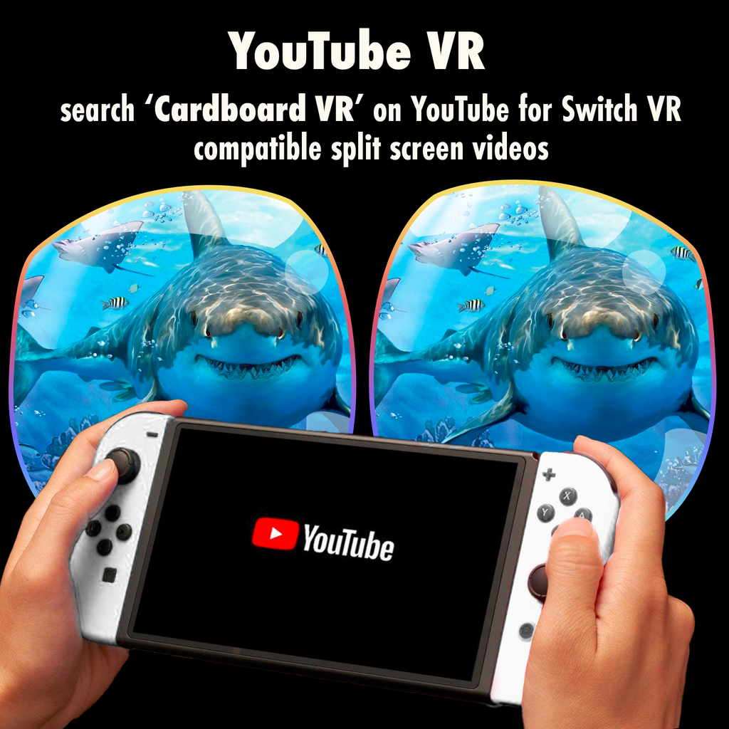 VR Headset projetado para Nintendo Switch & Switch console oled Lente  ajustável