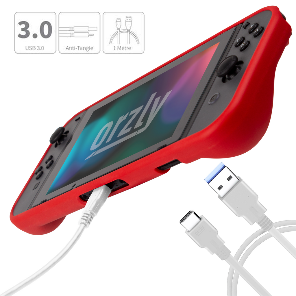 Orzly Geek Pack Accessories Bundle for 2021 Switch OLED