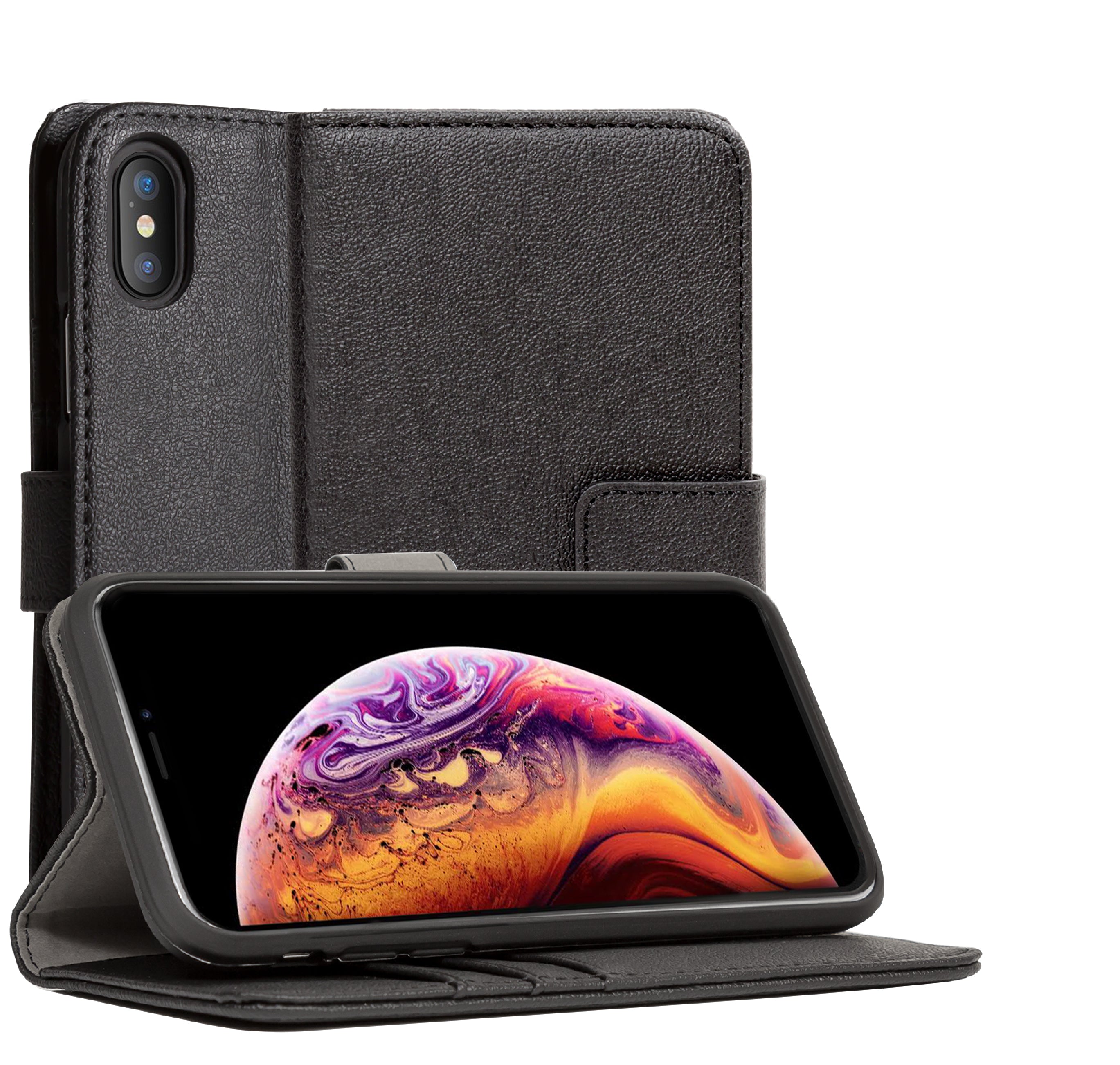 Multifunctional Wallet Case for Apple iPhone XS Max - Orzly