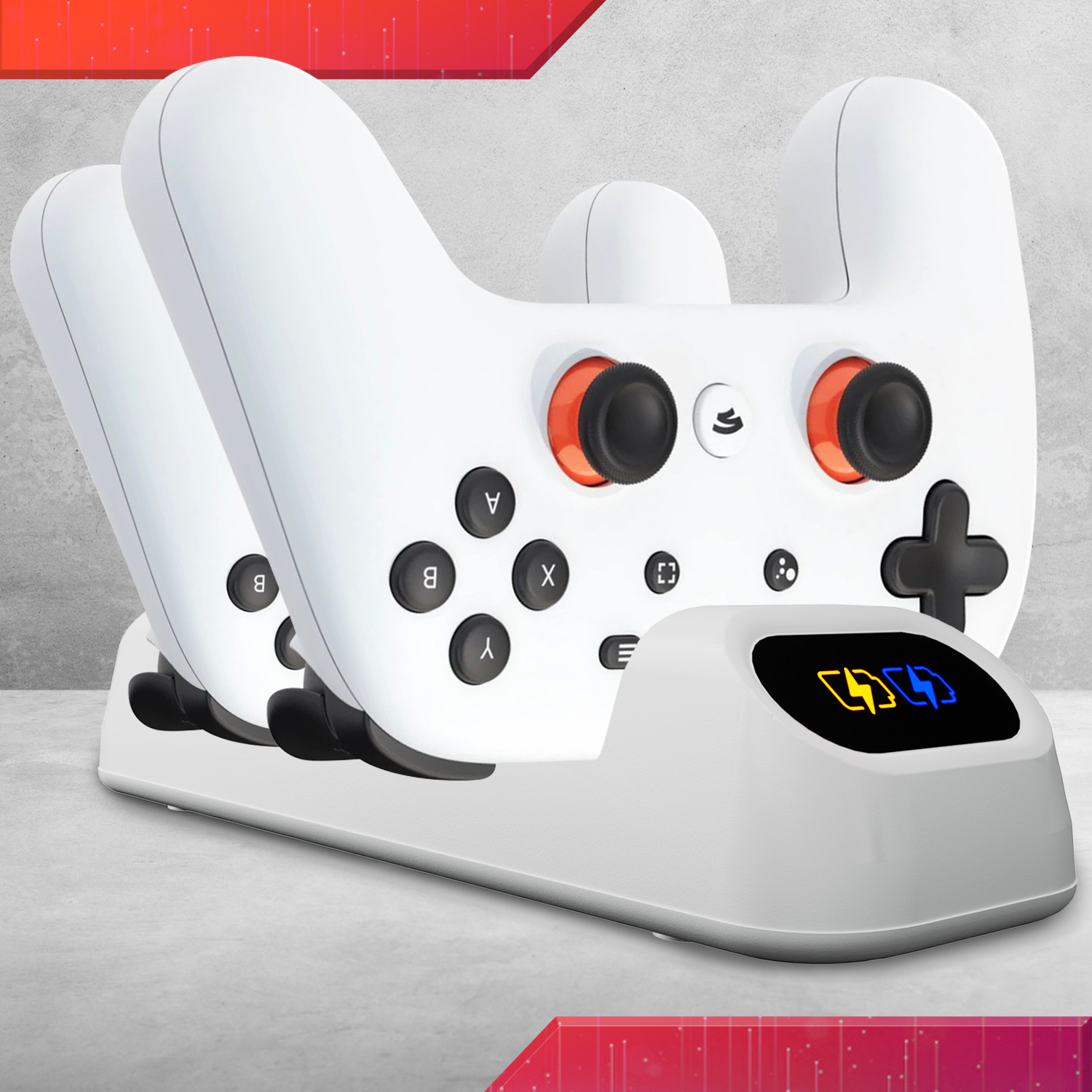 Stadia Controller Charging Dock - Duo-Charge Dock - Orzly