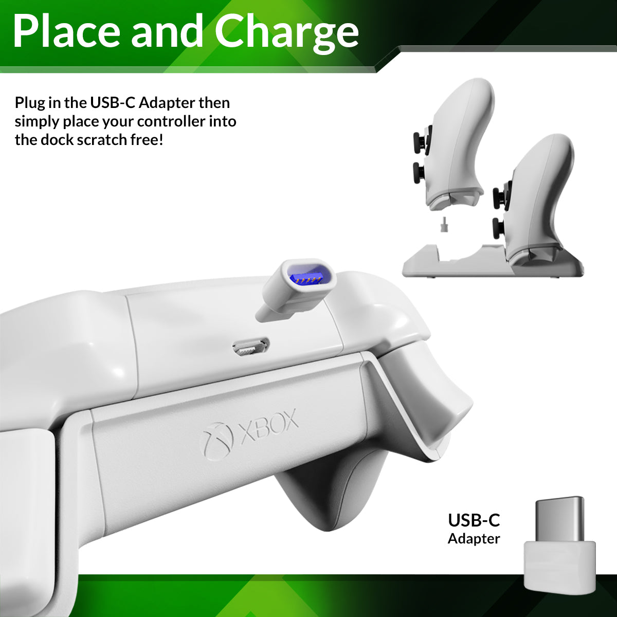 XBOX Series X/S Controller Charging Dock - Duo-Charge Dock - Orzly