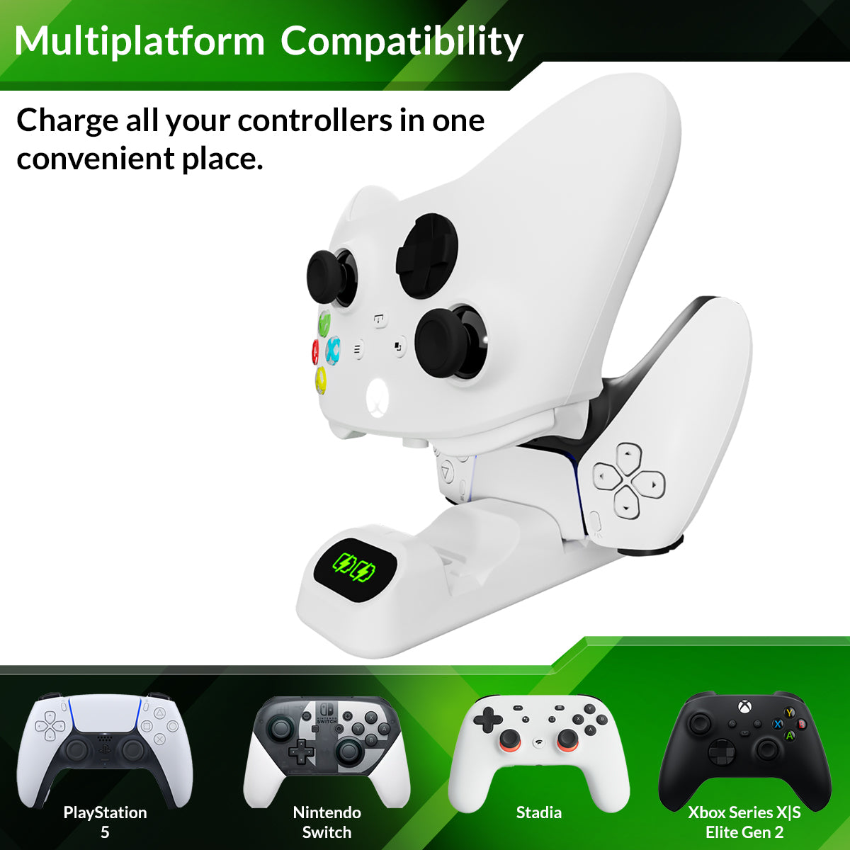 XBOX Series X/S Controller Charging Dock - Duo-Charge Dock - Orzly