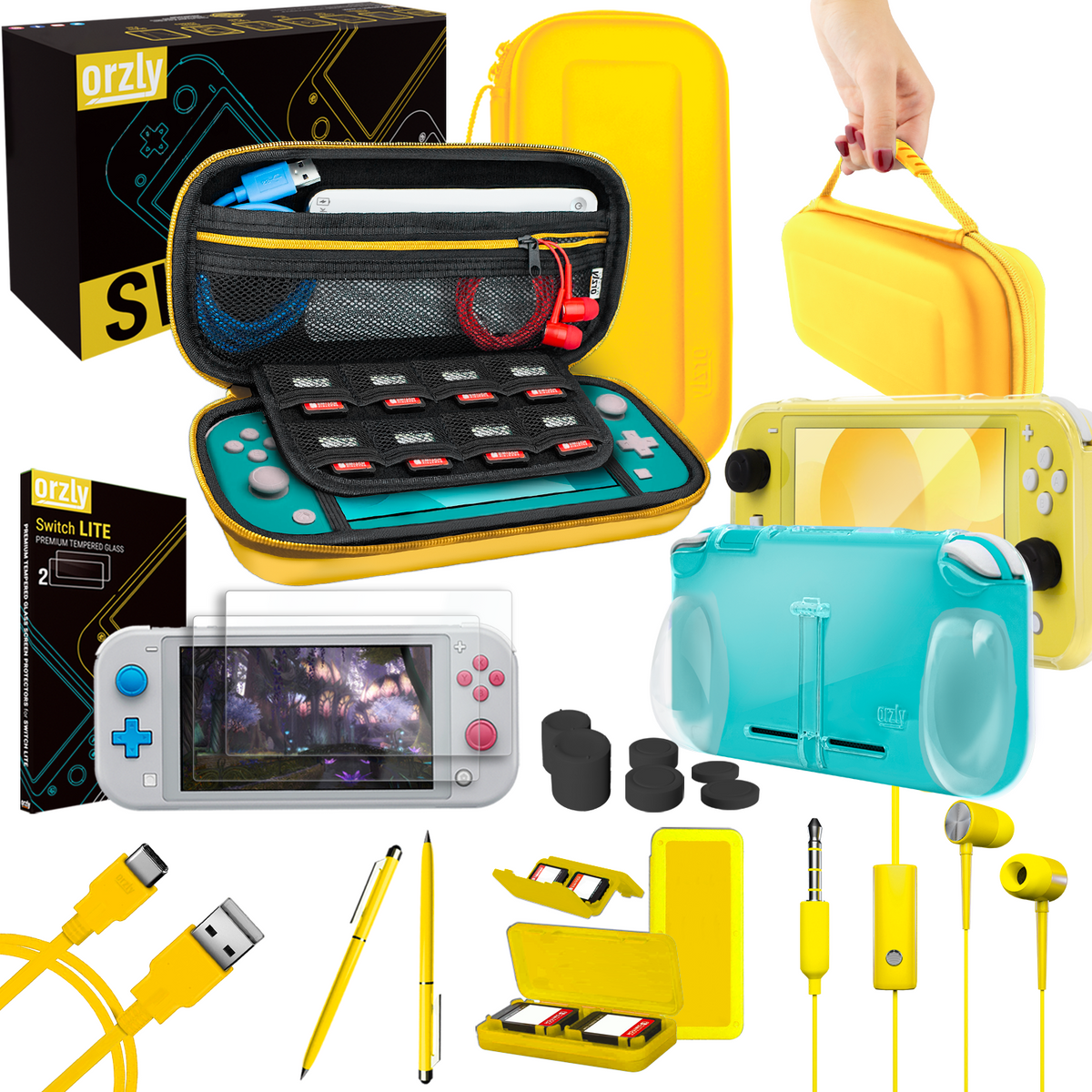Essential Pack for Nintendo Switch Lite - Orzly