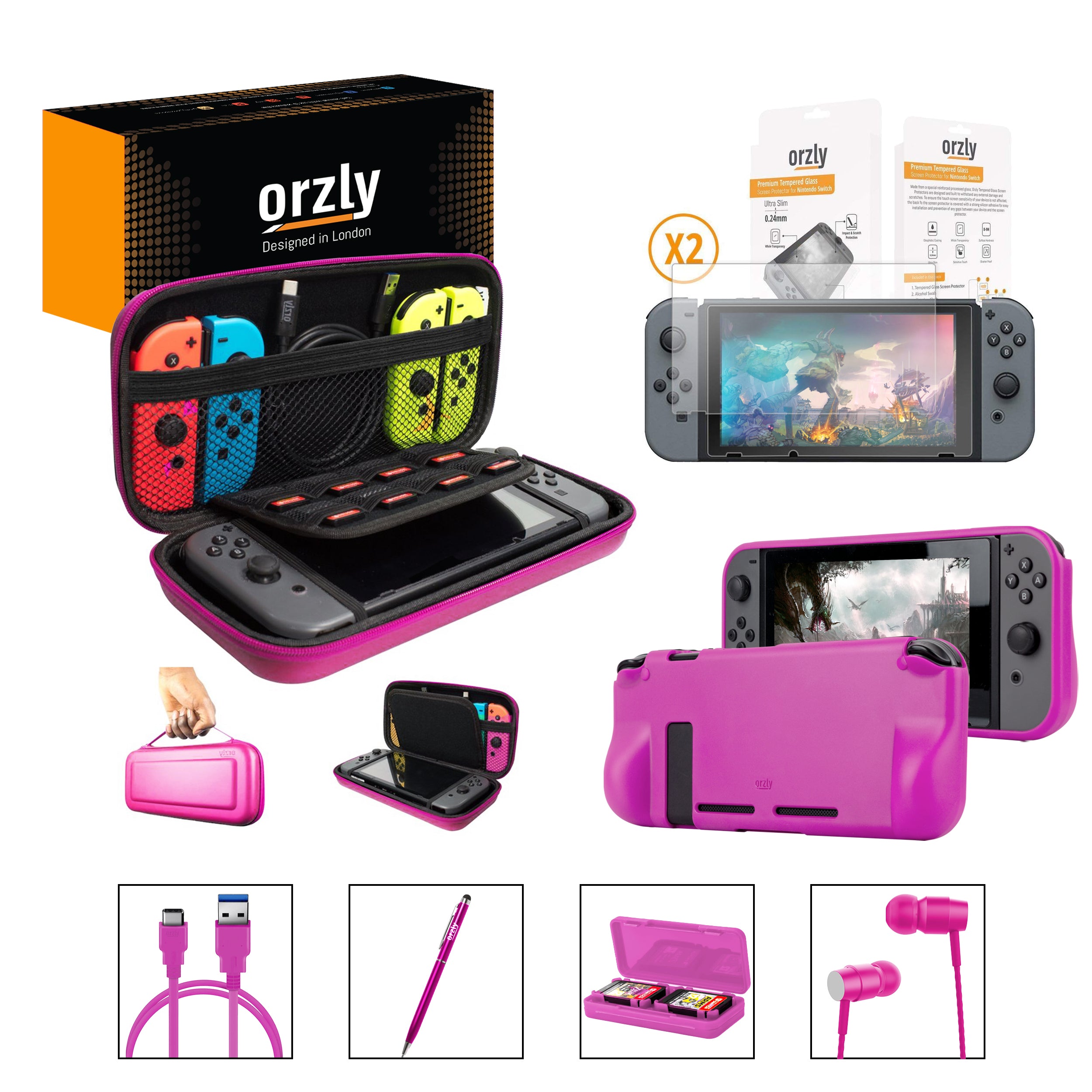 Essential Pack for Nintendo Switch - Orzly