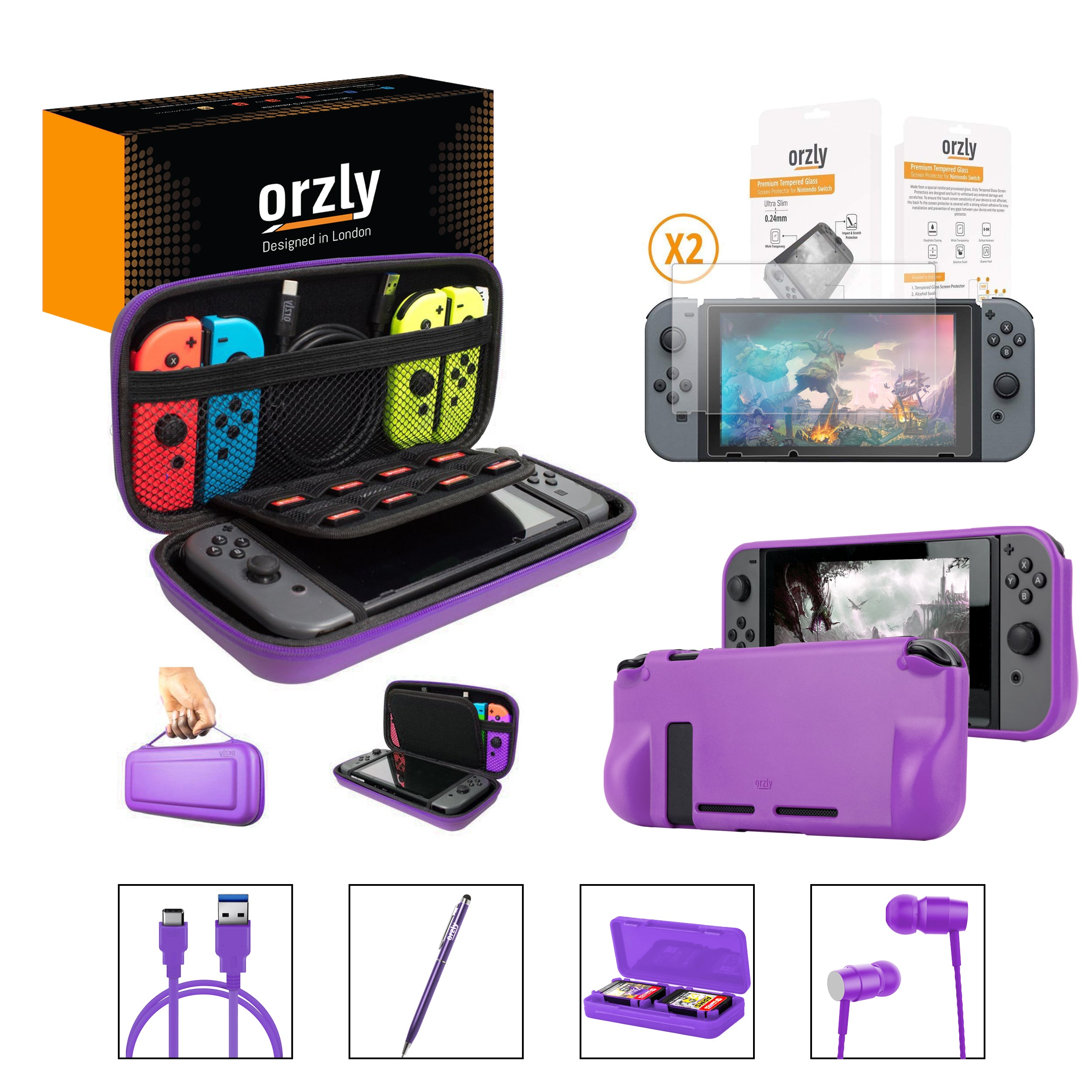 Essential Pack for Nintendo Switch - Orzly