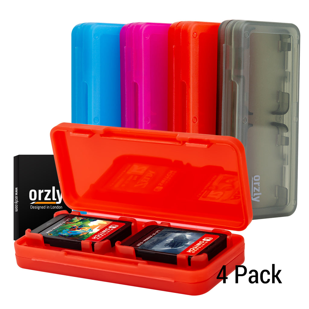 Nintendo Switch Game Card Case 4 Pack - Orzly