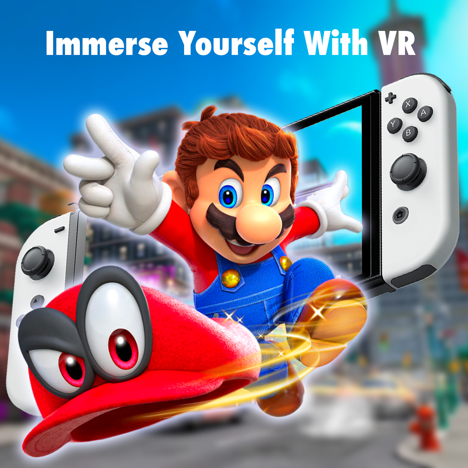 Switch Vr Orzly | Virtual Reality Gaming VR Headset for Nintendo Switch & OLED