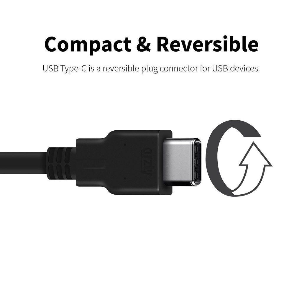 USB Type-C to Type-A Charging Cable [3 metres] - Orzly