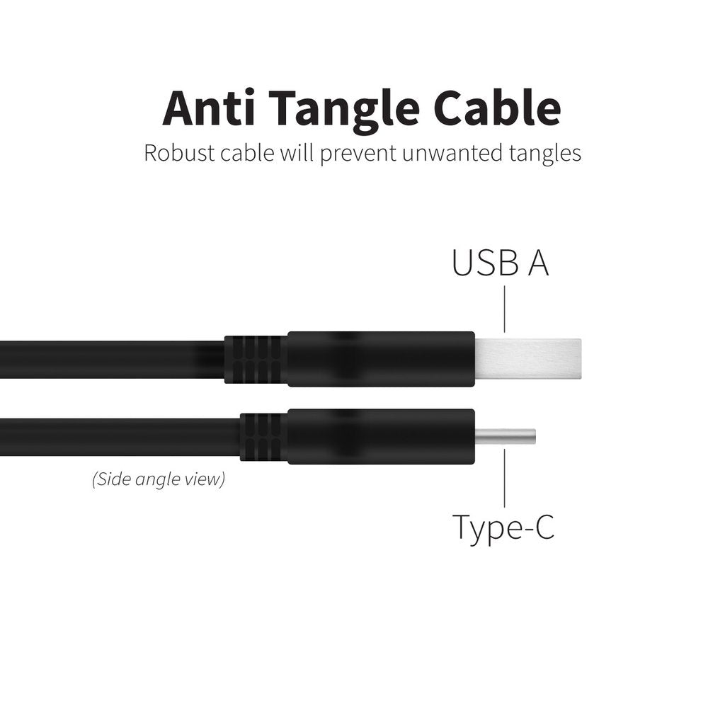 USB Type-C to Type-A Charging Cable [3 metres] - Orzly