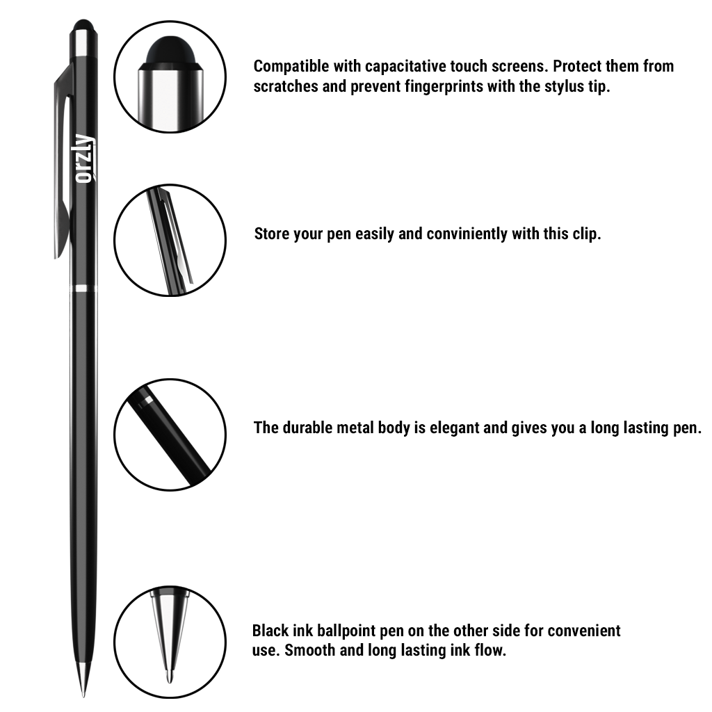 Orzly Stylus Pen - 3 Pack - Orzly